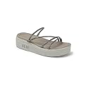ELLE Women39s Comfortable Multi-Strap Platform Heel Sandals