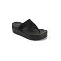 ELLE Women39s Embellished Platform Thong Sandals
