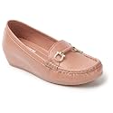 ELLE Women39s Flats Slip-On Loafers with Metallic