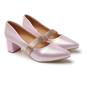 ELLE Womens Mary Jane Style Block Heels
