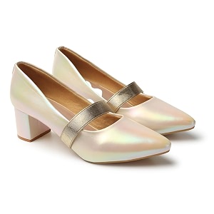 ELLE Womens Mary Jane Style Block Heels