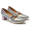 ELLE Women39s Mary Jane Style Block Heels