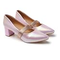 ELLE Women39s Mary Jane Style Block Heels