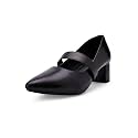 ELLE Women39s Mary Jane Style Block Heels