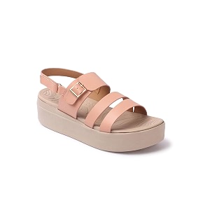 ELLE Womens Multi-Strap Platform Sling back Sandals