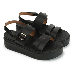 ELLE Womens Multi-Strap Platform Sling back Sandals
