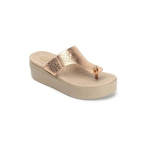 ELLE Womens Perforated Platform heel Sandals
