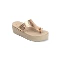ELLE Women39s Perforated Platform heel Sandals