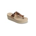ELLE Women39s Perforated Platform heel Sandals