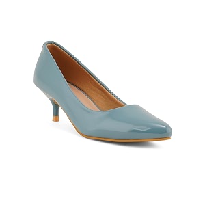 ELLE Womens Solid Stiletto Heel Slip-On Pumps