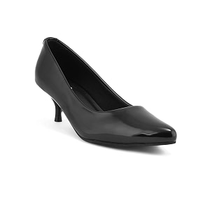 ELLE Womens Solid Stiletto Heel Slip-On Pumps