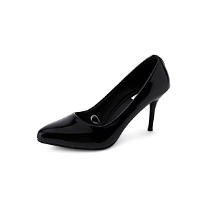 ELLE Womens Solid Stiletto Heel Slip-On Pumps