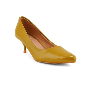 ELLE Womens Solid Stiletto Heel Slip-On Pumps