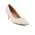 ELLE Women39s Solid Stiletto Heel Slip-On Pumps