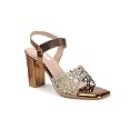 ELLE women39s Square Toe Block heel sandal