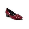 ELLE Women39s Square Toe Block Heels Slip-On
