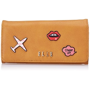 elle women39s wallet yellow