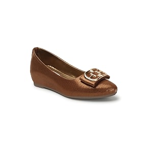 ELLE Womens Wedge Heel Slip-On Bellies with