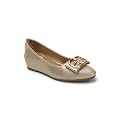 ELLE Women39s Wedge Heel Slip-On Bellies with
