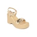 ELLE Women Classic Wedges Heel Sandal with