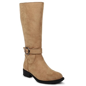 ELLE Women High-Top Block Heel Fashion Boots