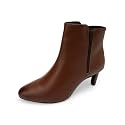 ELLE Women Pointed Toe Kitten Heel Ankle