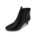 ELLE Women Pointed Toe Kitten Heel Ankle