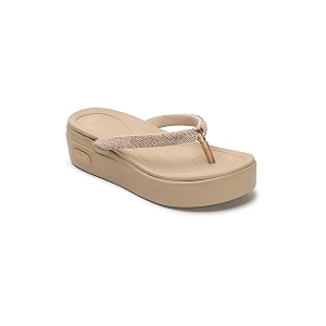 ELLE Women Round toe platform heel slip-on