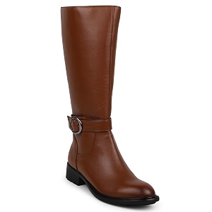 ELLE Women Tan Brown Solid High-Top Block