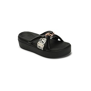 ELLE Women Textured Platform heel sandal with