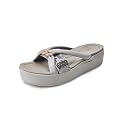 ELLE Women Textured Platform heel sandal with