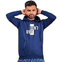 Don39t Quit Print Hooded Neck Kangaroo Pocket