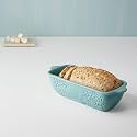 Ellementry Butter Up Ceramic Loaf Pan - 900 Ml, Nonstick Bread Mould, Cake Tin &amp; Baking Tray, Microwave &amp; Oven Safe Ceramic Bakeware, Bread Loaf Pan For Baking Essentials, Blue