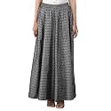 ELLEVEN Polyester Flared Skirt