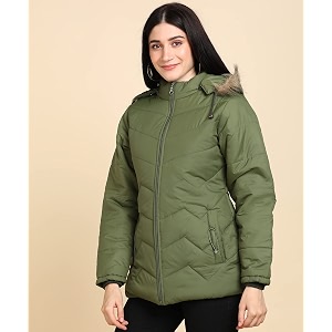 Ellipse Nylon Regular Length Jacket For Girls