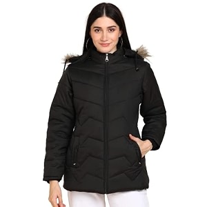 Ellipse Nylon Regular Length Jacket For Girls