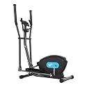 Elliptical Machine Cross Trainer Gym Machine Home with Non Slip Feet Magnetic Ellipse Trainer with 8 Levels of Resistance Black