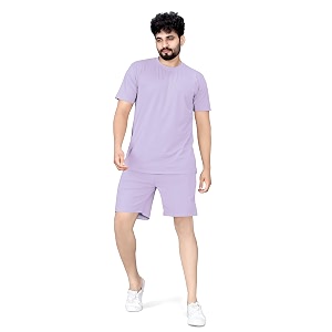 ELLITI Cotton Blend Solid Casual Round Neck