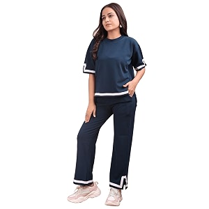 ELLITI Womens Co-ord Set Down Short Sleeve