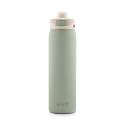 Ello Pop &amp; Fill 22oz Stainless Water Bottle, Sip or Chug, Pistachio 22 Ounces (Pack of 6)