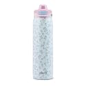 Ello Pop &amp; Fill 22oz Stainless Water Bottle, Sip or Chug, Serene Blooms (Pack of 8)