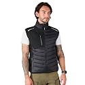 Ellobird Men's Lightweight Puffer Vest, Quilted Hiking Winter Jacket Work