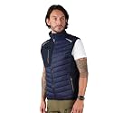 Ellobird Men's Lightweight Puffer Vest, Quilted Hiking Winter Jacket Work