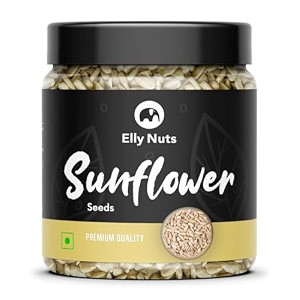 elly nuts raw sunflower seeds for eating  protein and fibre rich superfood healthy seeds jar pack 1 kg sunflower seeds