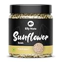 Elly Nuts Raw Sunflower Seeds For Eating | Protein and Fibre Rich Superfood, Healthy Seeds [Jar Pack] (1 Kg, Sunflower Seeds)