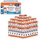 Elmer's BlooStick Buddies Glue Sticks, Disappearing Blue, Anti-Roll Cap Design, Unique Characters, 6 Grams, 48 Count - Classroom Supplies, #1 Teacher Brand