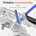 ELMVIA Multifunction Stainless Steel Wire Stripper/Wire Crimping Tool, Wire Cutter, Wire Crimper, Cable Stripper, Wiring Tools and Multi-Function Hand Tool (13 IN 1 Wire Cutter)