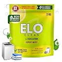 ELO Clean by KIKGERM Plant Based Top Load Laundry Detergent Powder (2Kg) Natural, Eco-friendly, Non-toxic, Chemical-free, Biodegradable - Skin Safe, Pet Safe - Tough Stain Remover