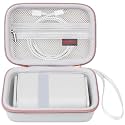 Elonbo Carrying Case for GL.iNet GL-MT3600BE (Beryl 7)/ GL-MT3000 (Beryl AX)/ GL-AXT1800 Portable Travel Router, Pocket WiFi Hard Travel Bag, Mini Mobile Hotspot Router Storage Holder, White