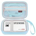 Elonbo Carrying Case for KODAK Mini 2 Retro 2x3” P210R 4PASS Portable Photo Printer/Kodak Mini Shot 2 Retro C210R 4PASS 2-in-1 Instant Digital Camera, Mesh Bag fits Film Cartridge Photo Paper, Blue+